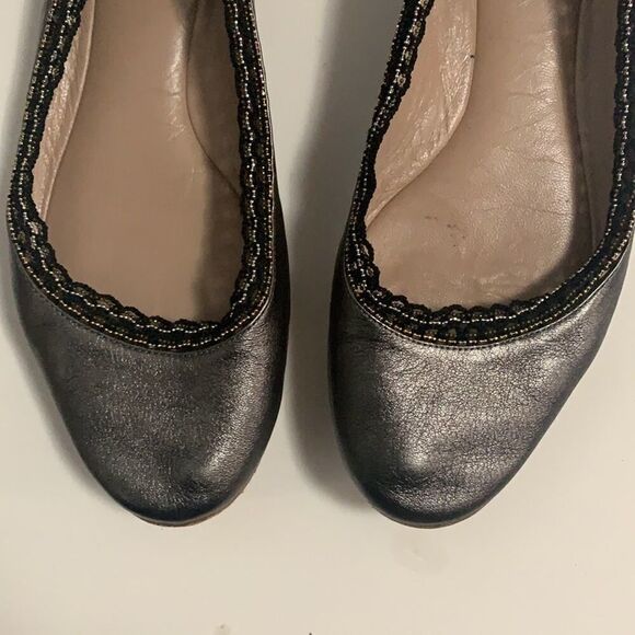 CHOLE LEATHER BALLET FLATS SIZE 6 1/2 - Picture 4 of 7